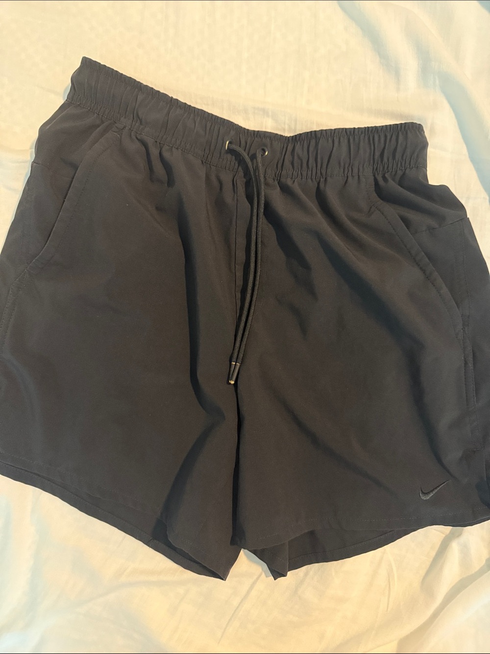 Nike Black Athletic Drawstring Training Shorts